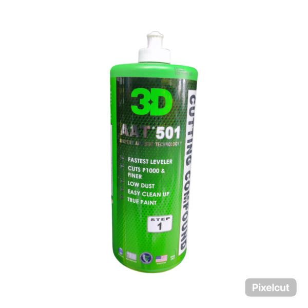 . 3D Aat 501 Rubbing Compound Çizik Giderici Pasta 1lt