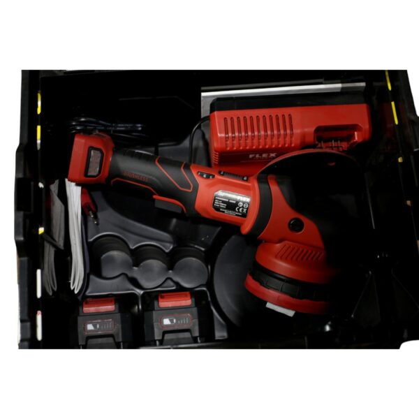 FLEX XFE 15 150 18.0-EC Orbital Akülü Çift Tabanlı Polisaj Makinesi Seti - Görsel 2