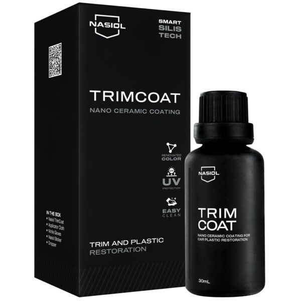 Nasiol Trimcoat Araç Plastik Yenileyici,Onarıcı ve Koruyucu Nano Seramik Kaplama-2 Yıl Dayanım-30ml - Görsel 2