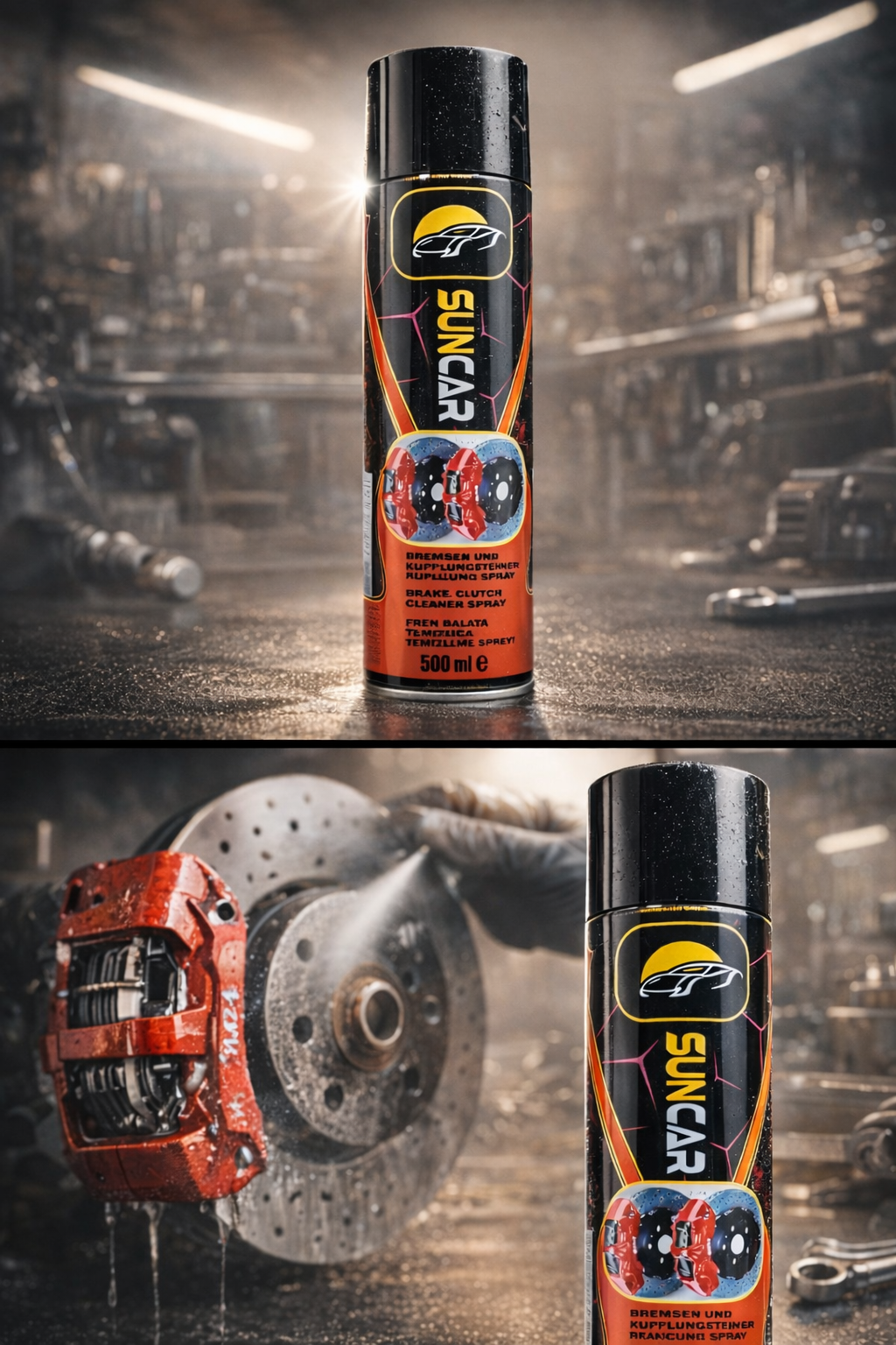 SUNCAR FREN BALATA VE PARÇA TEMİZLEME SPREYİ 500 ML - Görsel 2