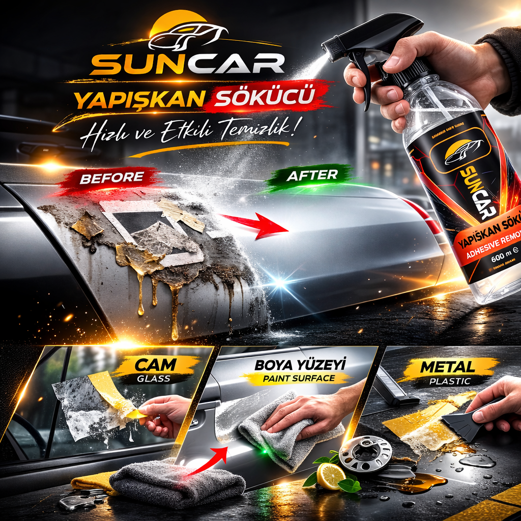 SUNCAR YAPIŞKAN SÖKÜCÜ SPREY 600 ML - Görsel 2