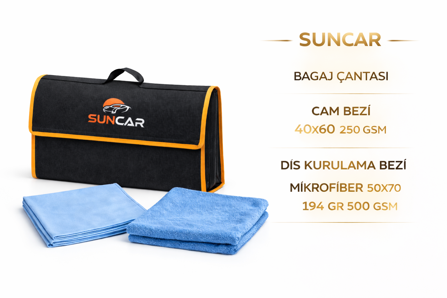 SUNCAR 10 PARÇA OTO BAKIM ÇANTASI - Görsel 5
