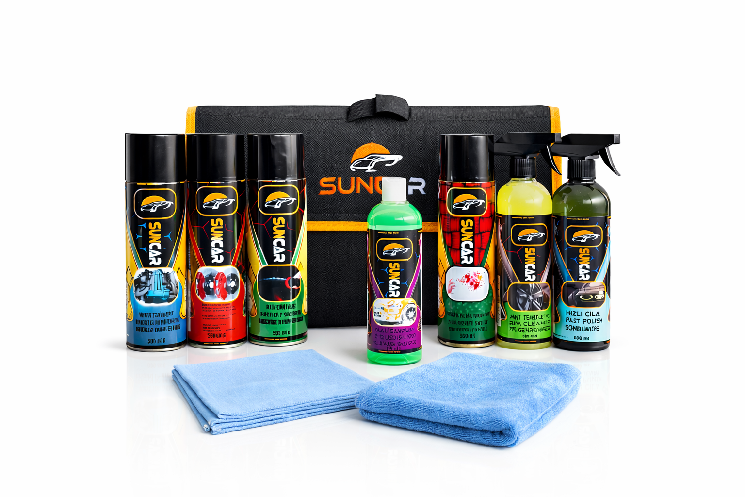 SUNCAR 10 PARÇA OTO BAKIM ÇANTASI - Görsel 2