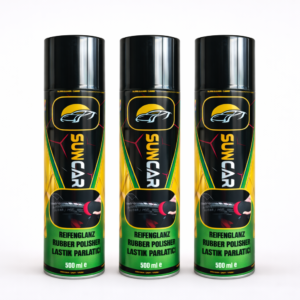 SUNCAR OTO LASTİK PARLATICI SPREY 500 ML 3LÜ SET