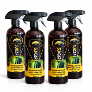 SUNCAR OTO PARFÜM BAMBU KOKUSU SPREY 600 ML 4LÜ SET