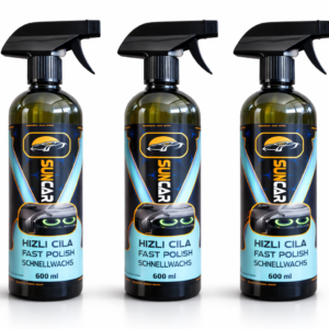 SUNCAR OTO HIZLI CİLA 600 ML 3LÜ SET