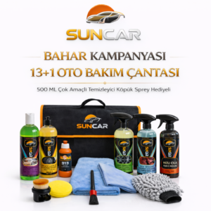 SUNCAR 13+1 HEDİYE OTO TEMİZLİK BAHAR ÇANTASI