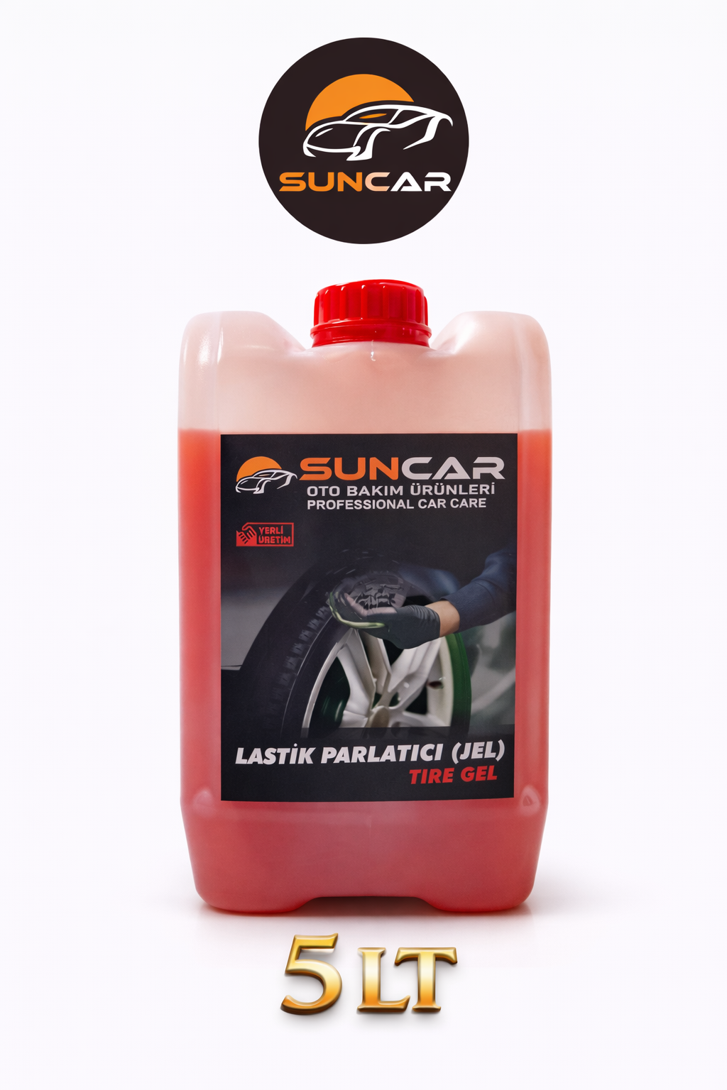 SUNCAR LASTİK PARLATICI JEL 5 LT