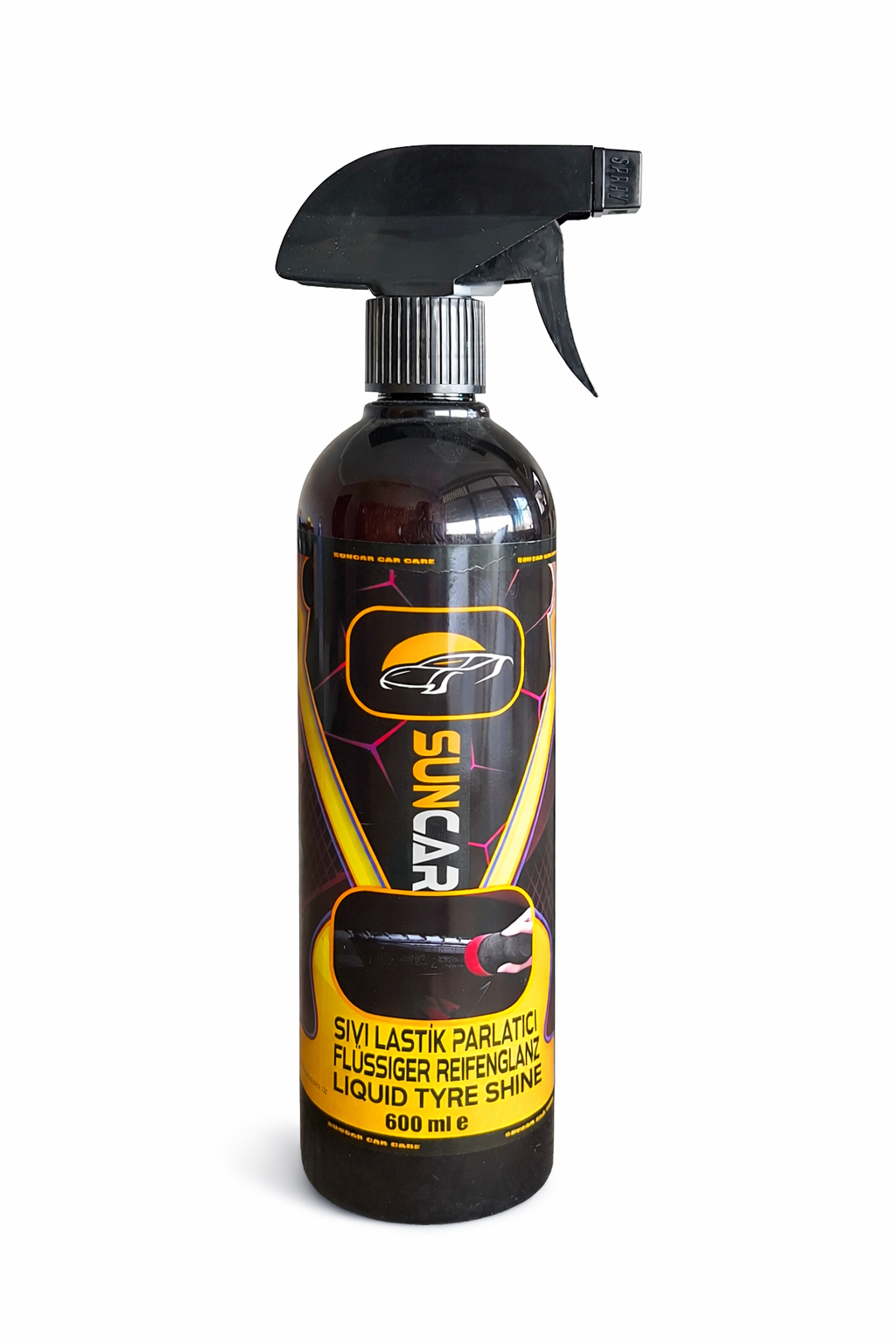 SUNCAR OTO SIVI LASTİK PARLATICI SPREY 600 ML