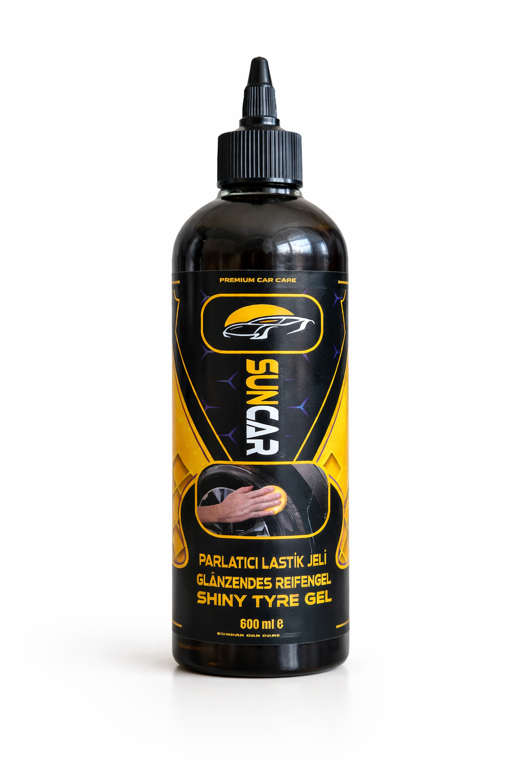 SUNCAR LASTİK PARLATICI JEL VIP 600 ML