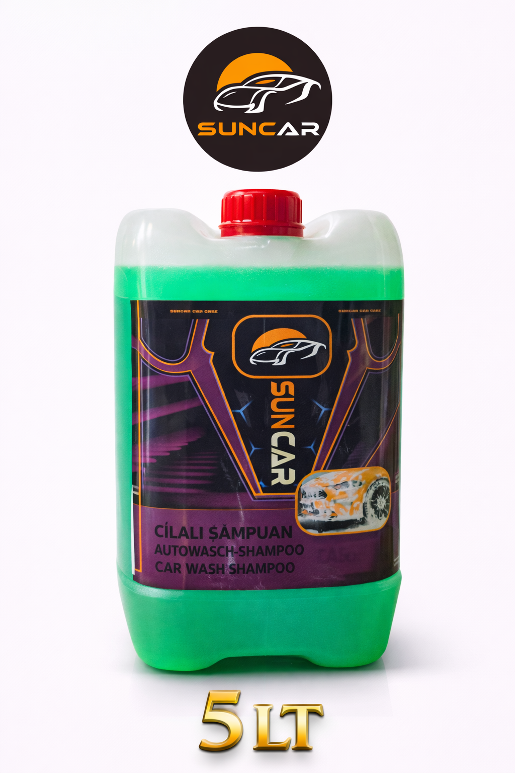 SUNCAR OTO CİLALI NÖTR ŞAMPUAN 5 LT