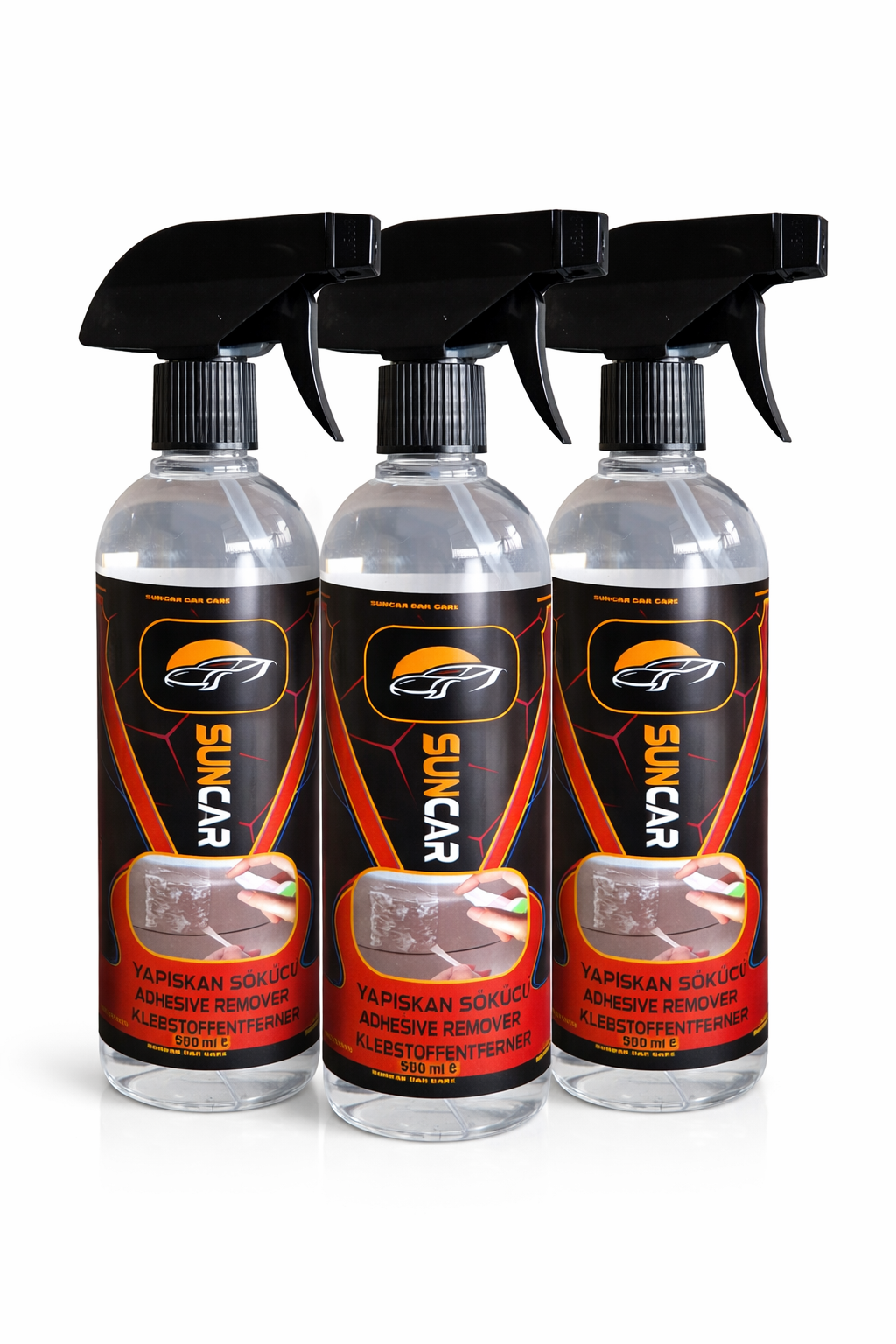 SUNCAR YAPIŞKAN SÖKÜCÜ SPREY 600 ML 3LÜ SET