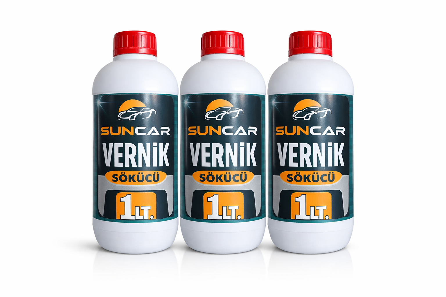 SUNCAR VERNİK SÖKÜCÜ 1LT 3LÜ SET