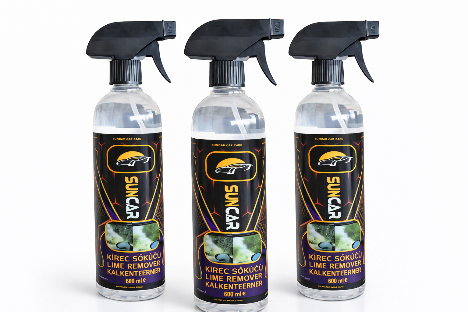 SUNCAR KİREÇ SÖKÜCÜ 600 ML 3LÜ SET