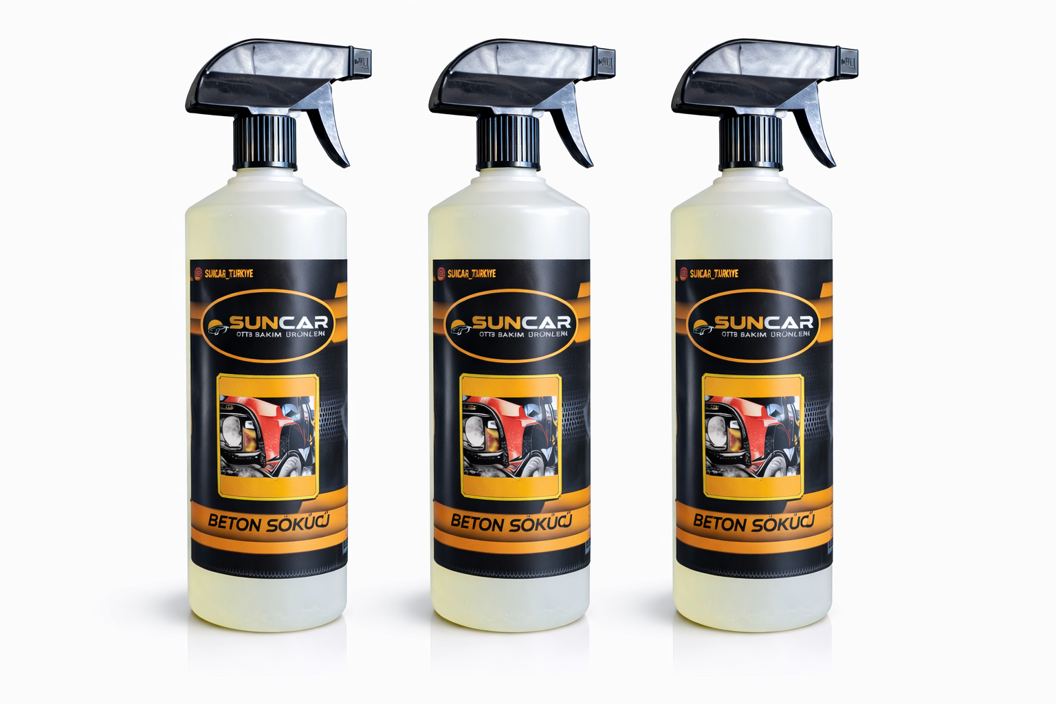 SUNCAR OTO BETON SÖKÜCÜ SPREY 750 ML 3LÜ SET